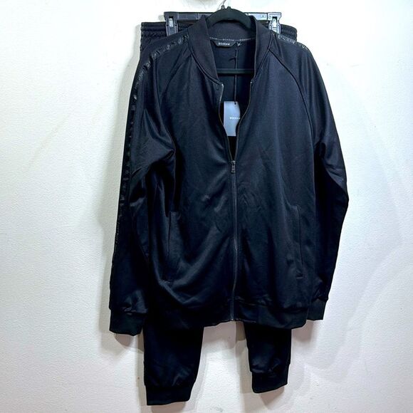 (M1) NT BOXRAW, WHITAKER JACKET AND JOGGER SET - BLACK, size 2XL - Picture 6 of 13